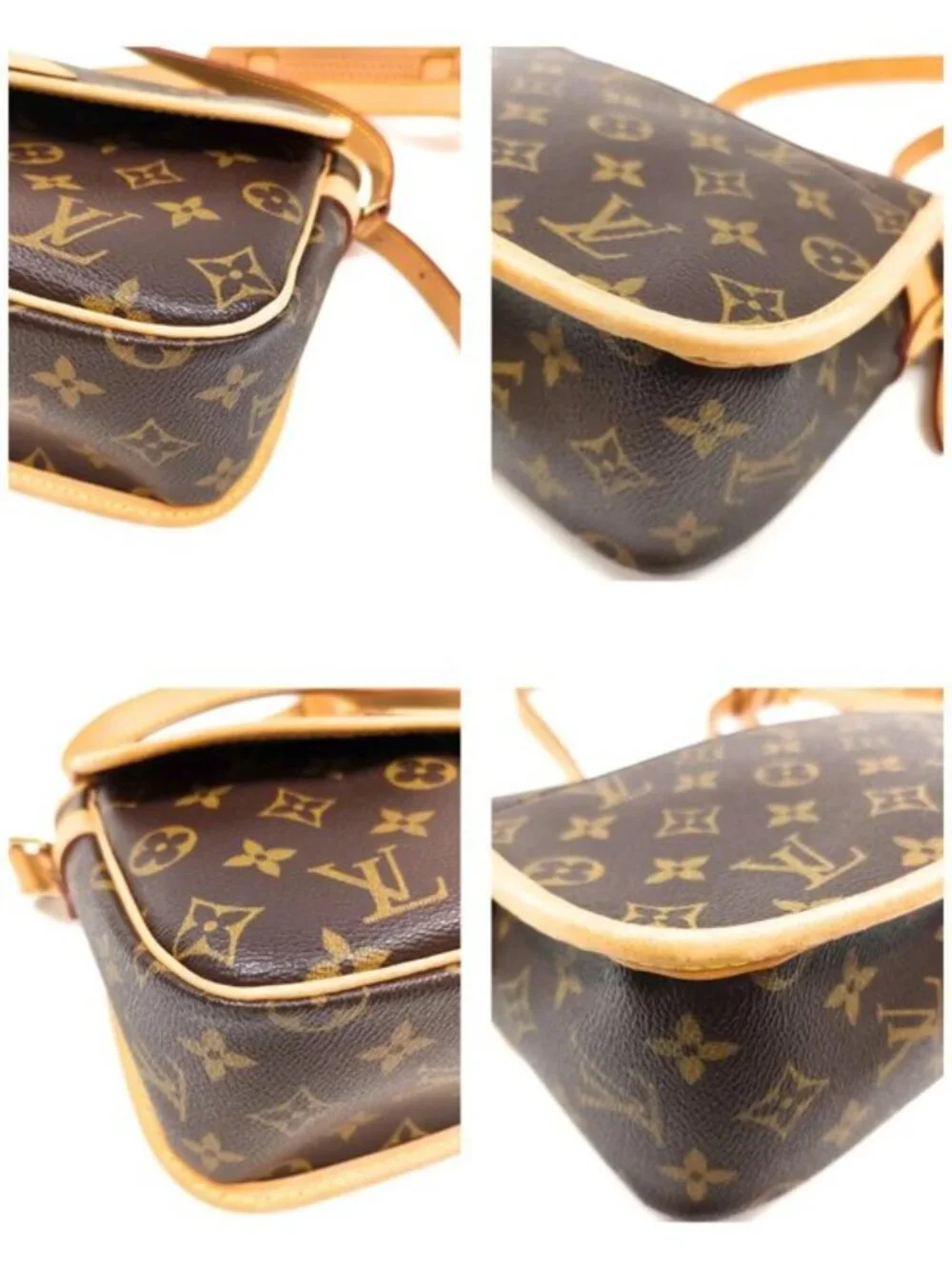 Authentic Louis Vuitton Sologne Monogram Crossbody Bag